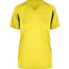 DAIBER JN 316 / Dámske bežecké tričko - yellow/black XL