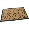 Kokosová čistiaca vonkajšia vstupná rohož FLOMA Rectangle - Traces - dĺžka 45 cm, šírka 75 cm, výška 0,8 cm
