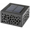 RABALUX 7032 Medulin solárna stolná lampička LED 85x85mm 0,5W/8lm 3000K IP44 čierna