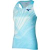 Dámske tielko Mizuno Charge Printed Tank Blue Glow XS