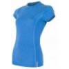 SENSOR MERINO ACTIVE dámské triko kr.ruk.modrá L; Modrá triko