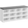 Houseland Vasagle Endersen, 104 cm, biely