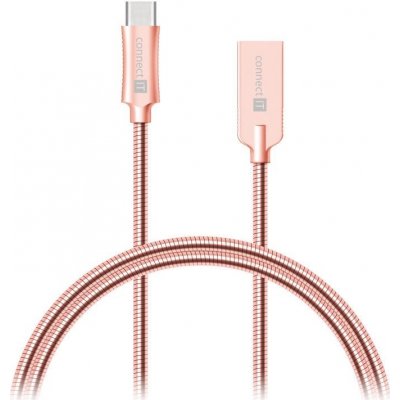 Connect IT CCA-5010-RG USB-C (Type C) - USB-A, 1m, růžový
