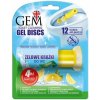 GEM Gelové WC disky s vôňou Citrónu 12 diskov 75 ml