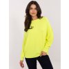Žltý dámsky oversize sveter s netopierími rukávmi DHJ-SW-8862.91-yellow ONE SIZE