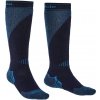 Pánske podkolenky Bridgedale Ski Midweight+ Navy / Steel M (40-43EU)