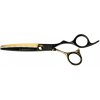 Efilačné nožnice MR. MUSTACHE Craft Black-Gold - 5,5