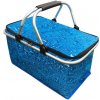 Textilomanie Skladací piknikový termo kôš COOLANZA, modrý