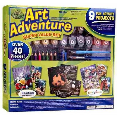 ROYAL & LANGNICKEL Art Adventure Veľká sada tvorenia zelená 40 dielov ARTADV