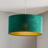 Maco Design Závesné svetlo Salina, zelená/zlatá, Ø 50 cm - 010-082-50cm