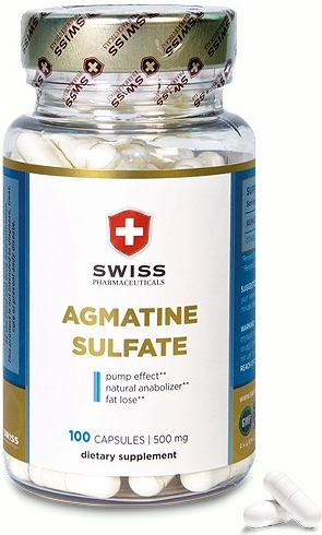 Swiss pharmaceuticals AGMATINE SULFATE 100 kapsúl