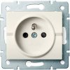 Kanlux LOGI 25149 Zásuvka samostatná s ochranou kontaktov 16A - 250V ,krémový