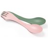 LIGHT MY FIRE Multifunkčná lyžička Spork lefty, zelená/ružová