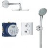 Grohe Grohtherm - Sprchová súprava Rainshower Cosmopolitan 210 s termostatom pod omietku, chróm 34734000