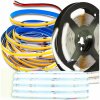 LED COB páska ZIMNÁ 12V 12W/m 512LED 6000K NEON SILNÁ A HUSTÁ LINKA 5M