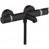 Hansgrohe Ecostat Comfort - Termostatická vaňová batéria, matná čierna - 13114670