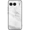 Picasee silikónový čierny obal pre OnePlus Nord 4 - White marble