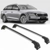 Air 2 Silver - strešné nosiče pre SKODA Octavia, 2020- / iV - kombi, Integrované lyžiny