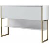 Komoda Luxe White and Gold