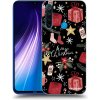 Picasee silikónový čierny obal pre Xiaomi Redmi Note 8 - Christmas