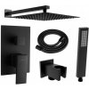 Mexen Uno, podomietkový sprchový set DR02, čierna, 71435DR02-70