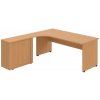 OFFICE PRO s.r.o. HOBIS kancelársky stôl pracovný, zostava pravá - GE 1800 HR P, buk