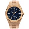 Růžovo zlaté pánske hodinky Paul Rich s oceľovým pásikom Frosted Star Dust - Rose Gold 42MM