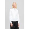 BLÚZKA KARL LAGERFELD TIE BLOUSE WHITE