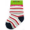 Barevné pruhované chlapecké kojenecké ponožky Nathan 1 pár