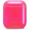 AppleKing neónový ochranný obal pre AirPods 1 / 2 - ružový - možnosť vrátiť tovar ZADARMO do 30tich dní