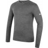 Zulu pánske tričko Merino 160 Long sivá