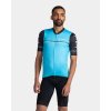 Pánsky tímový cyklistický dres Kilpi CORRIDOR-M svetlo modrá XL