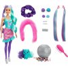 MATTEL Barbie COLOR REVEAL Glitter! Vlasová stylizace modrá