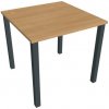 Hobis Pracovný stôl Uni, 80x75,5x80 cm, dub/čierna