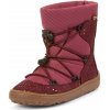 Dievčenské zimné barefoot topánky TEX TRACK WOOL Bordeaux+ G3160251-7 - 30