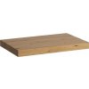 Laufen Lani Umývadlová doska 80 cm, bez výrezu, vrátane 2 nástenných konzol, divoký dub H4046501122671