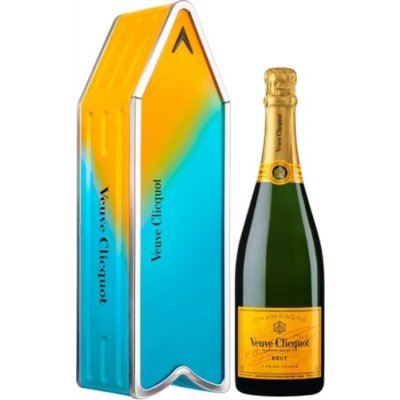 Veuve Clicquot Yellow Label Blue Arrow 12% 0,75 l (kazeta)