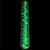 LoveToy Glow-in-the-dark Twilight Gleam Glass Dildo Slim Fantasy