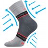 VOXX kompresné ponožky Fixan light grey 1 pár 43-46 102960