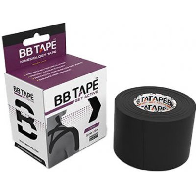 BB Tape H2O vodeodolný kineziologický tejp čierna 5cm x 5m