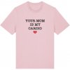 Ruka Hore tričko Your Mom Is My Cardio Cotton Pink XXL