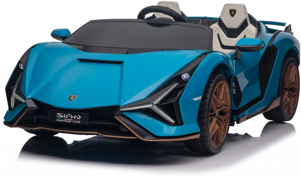 Mamido elektrické autíčko Lamborghini Sian modrá