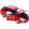 WELLY 2009 ŠKODA FABIA II 2 KOMBI ČERVENÁ NOVÝ KOVOVÝ MODEL 22519 1:24