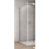 SANSWISS CADURA WHITE CAT3 ATYP 30 - 90cm pevná bočná stena do kombinácie, profil biely - 07 – sklo číre