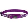 Ob. pol.RD 20 mm x 33-50 cm- White Spots on Purple