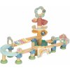 Tooky Toy Guľôčková dráha Strom Pastel 44 ks