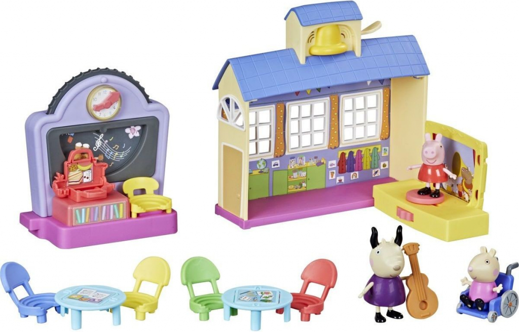 Hasbro PRASIATKO PEPPA HRACIA SÚPRAVA PEPPINA ŠKÔLKA