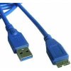 OEM Kabel USB A-B micro 1,8m 3.0, modrý CCP-mUSB3-AMBM-6 Gembird