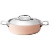 de Buyer Prima Matera hrnec měděný 3,1 l 24 cm výška 7,5 cm D-6241-24 měděná