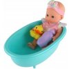 Teddies miminko 26 cm s vaničkou s doplňky